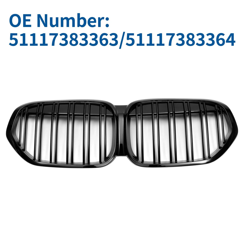 Front Upper Bumper Grille Grill Replacement for BMW X1 F48 (2016–2022)