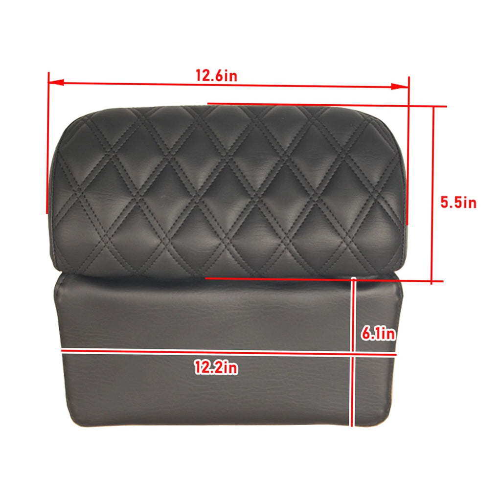 Chopped Pack Trunk Backrest Pad for Harley Touring Road Glide Tri Glide (2014–2023)