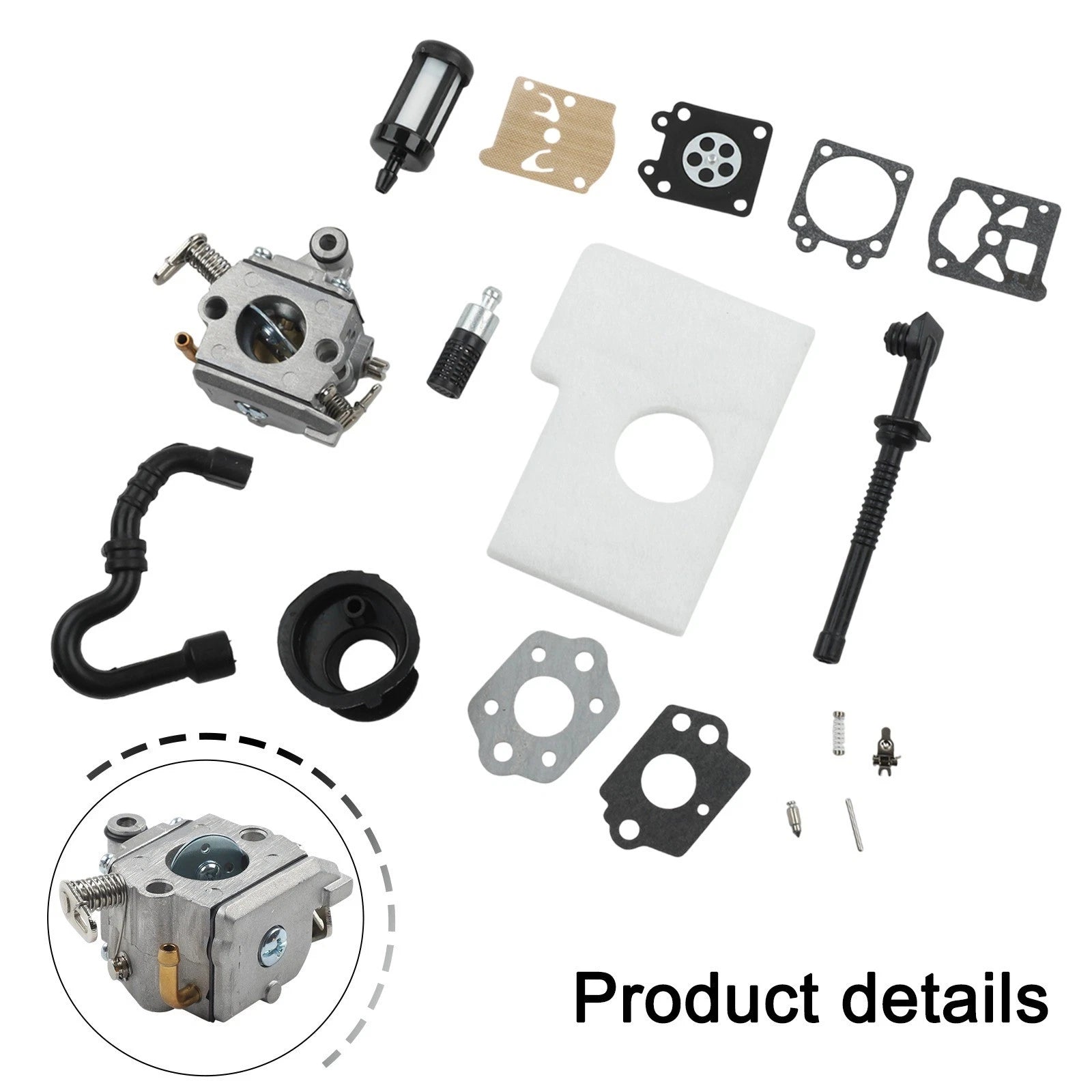 Carburetor Kit for MS170 MS180C Chainsaw (Complete Set)