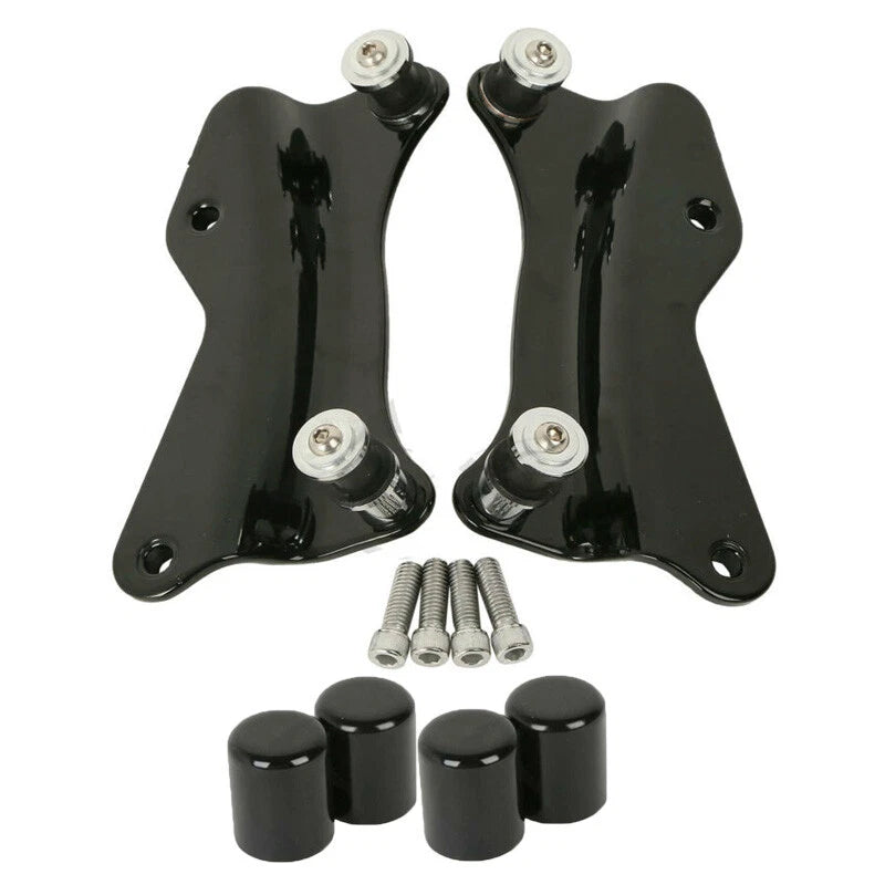 4 Point Docking Hardware Kit with Covers for Harley Touring (2014–2026)