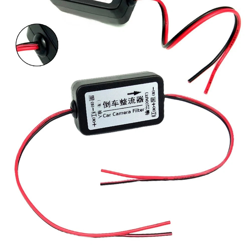 12V DC Power Filter for Car Rear Camera (2010–2023)