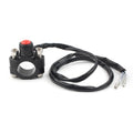 Rotating Bar Clamp Start Stop Kill Switch Button for Universal 7/8" Handlebar