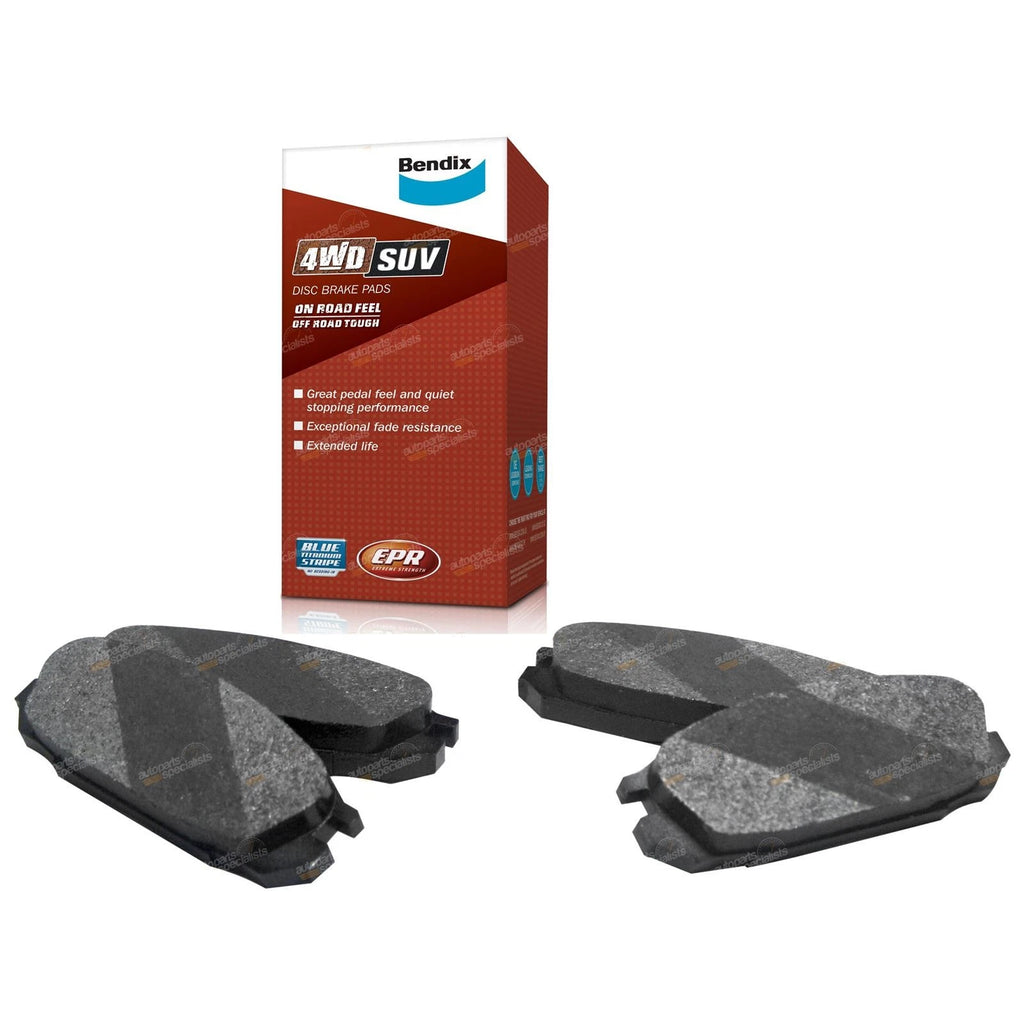 2x Rear Disc Rotors + Bendix Brake Pads for DA Maverick (Y60)