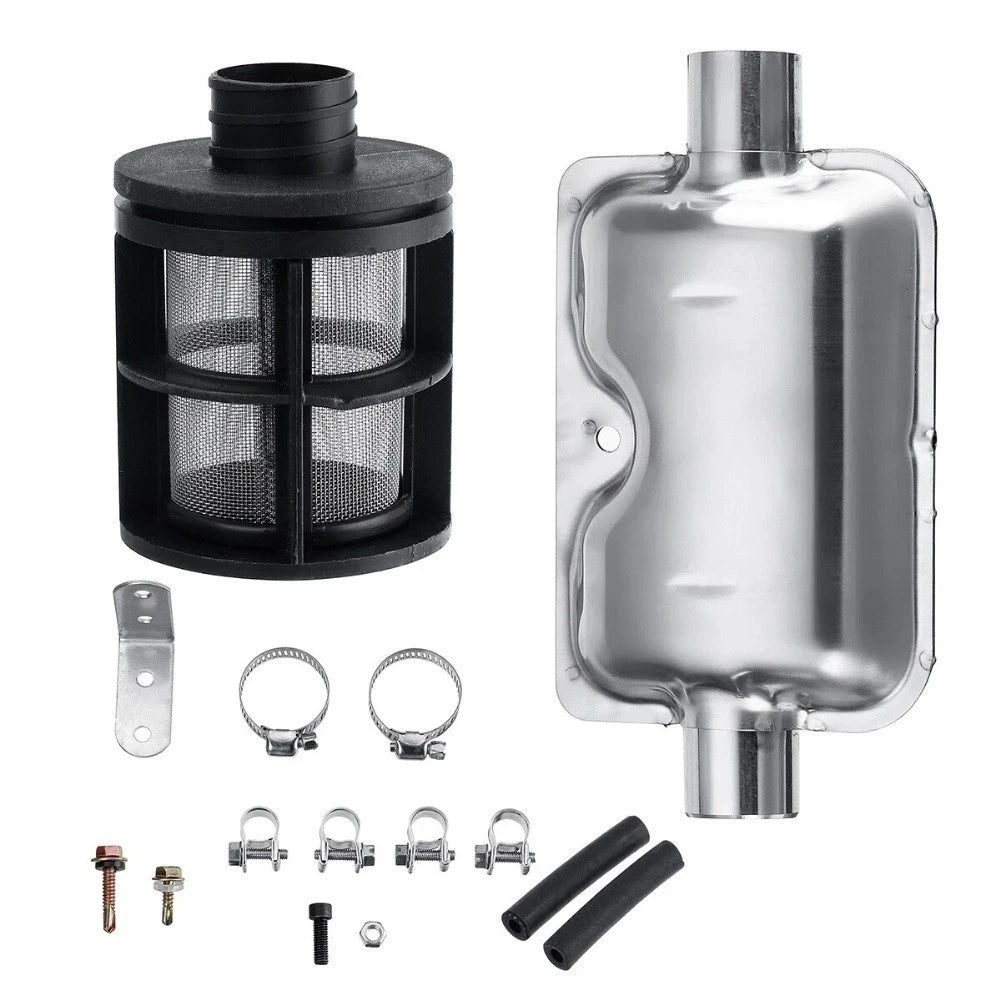 Exhaust Muffler Kit for RV Heating (Heat Resistant, Easy Installation)