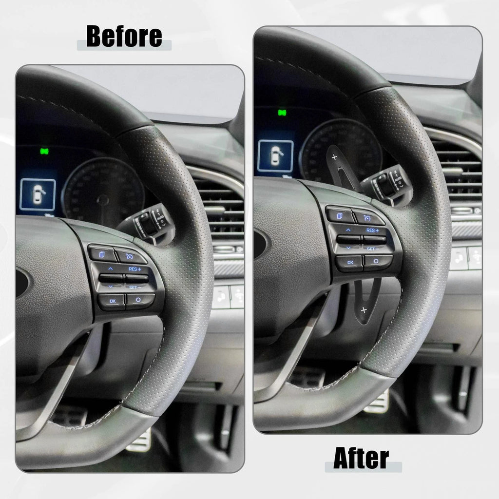 Steering Wheel Paddle Shifter Pair Replacement for Hyundai Elantra Sport (2017–2019)