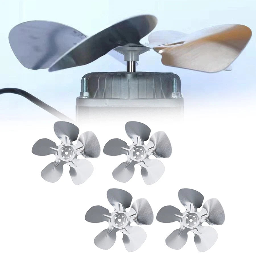 Motor Fan Blades for Condenser Cooling Systems (6 9mm Hole Diameter)