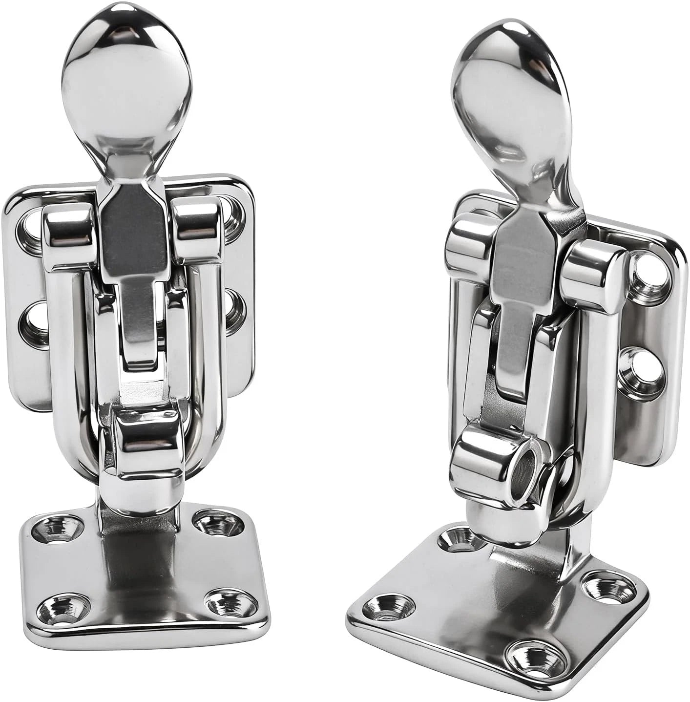 Stainless Steel Anti-Rattle Lockable Hatch Latch for