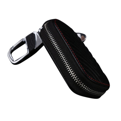 Leather Key Holder Cover for Car Key Fob Case (Universal Fit)