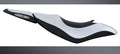 Seat Cover for Honda Aquatracks F-15 | F-15X (Black Vinyl/Silver CF)