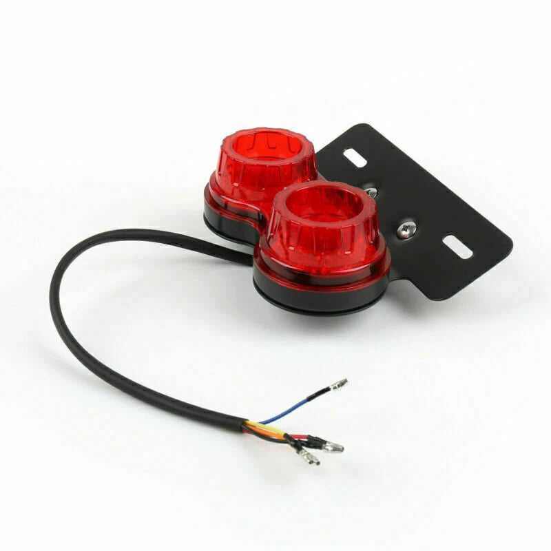 LED Rear Tail Light Brake Indicator for Motorcycle (12V) T9