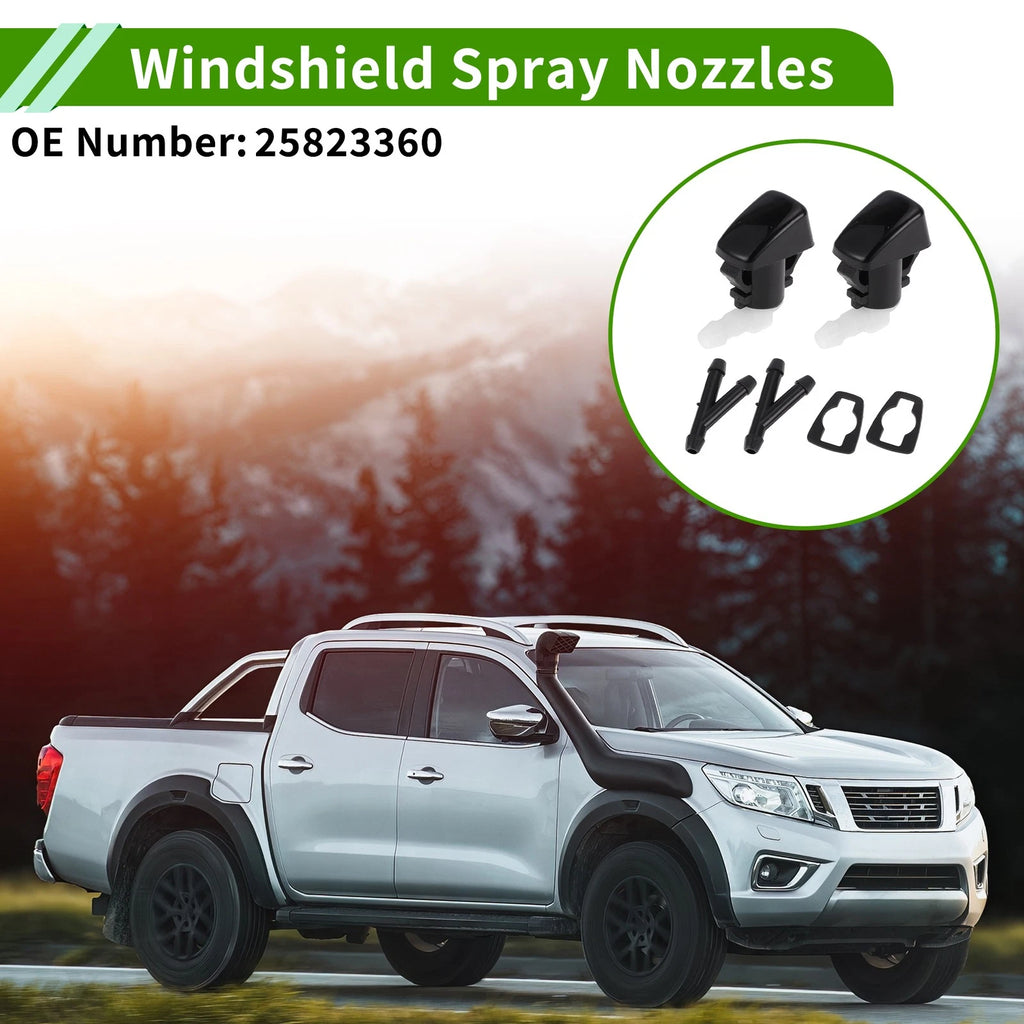 Windshield Washer Nozzle 2Pcs Hose Connector for Chevrolet (2013–2017)