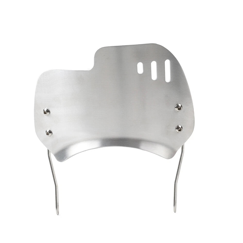 Motor Windshield Windscreen with Bracket for Universal 6"-8" Round Headlight