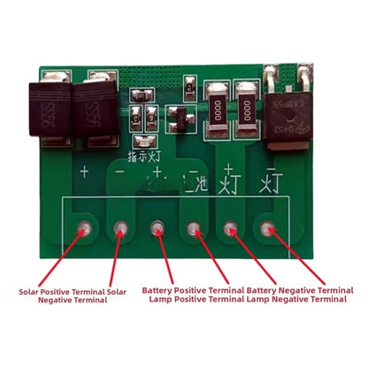 Automatic Dusk to Dawn Solar Controller Board 45V 10A Charging (No Years)