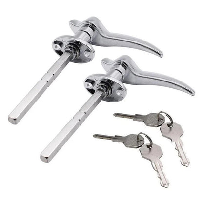 2Pcs Door Locking Handles W/Keys for Ford Model 18 40 Base (1932–1934)