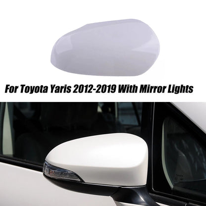 1X Left Driver Side Door Wing Mirror Cover Cap for Toyota Yaris (2012–2019)