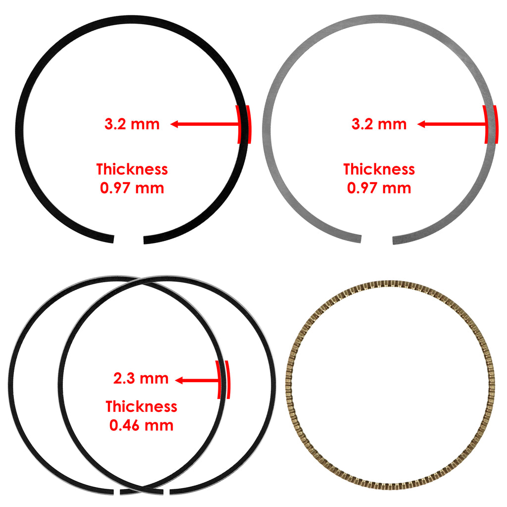 Piston Ring Set Replacement for Honda Rancher 420 TRX420 (2007–2026)