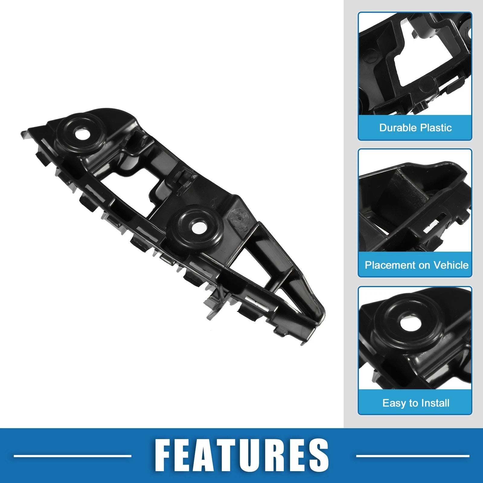 Right Passenger Side Bumper Bracket Replacement for Volkswagen Jetta (2015–2018)