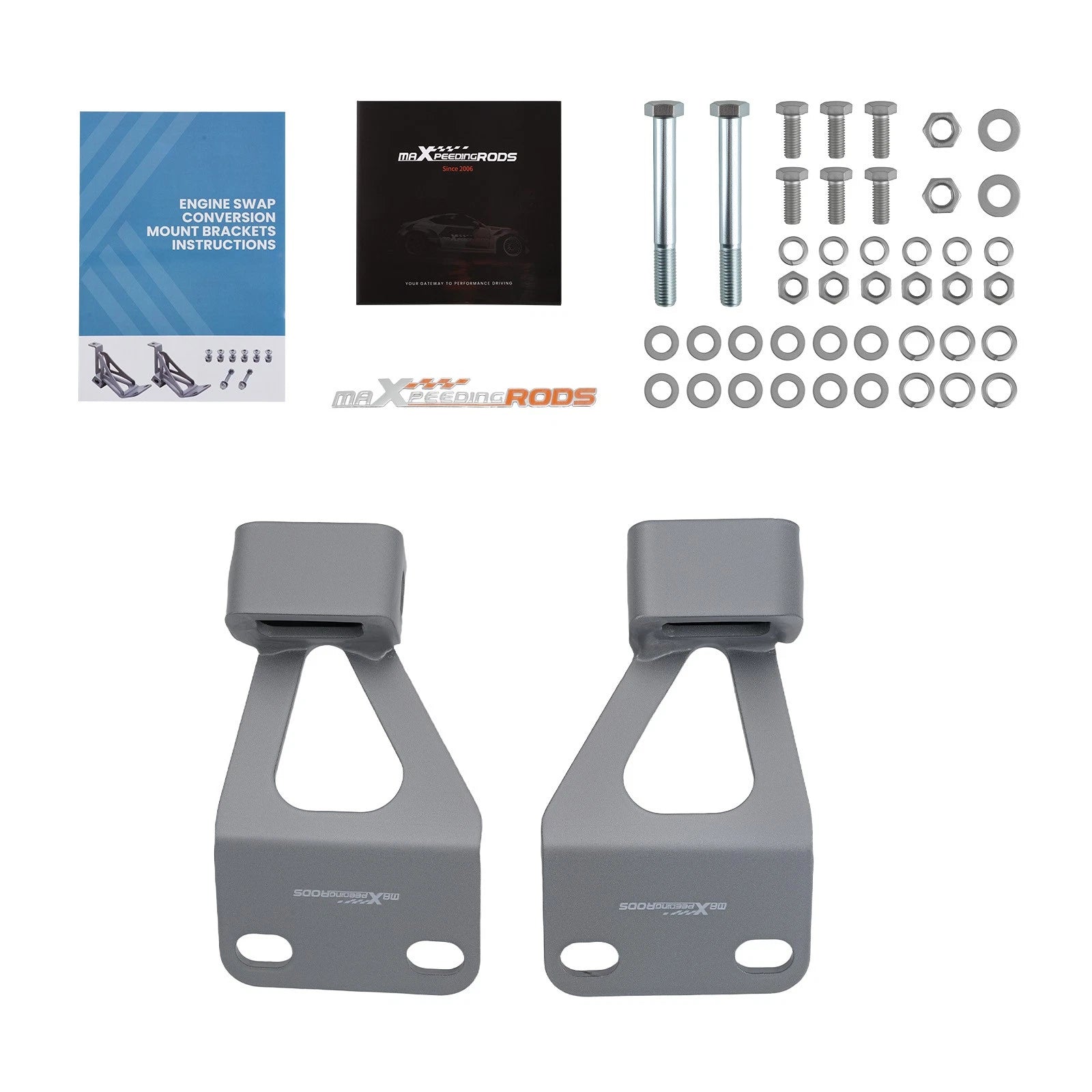 Performance Engine Mounting Brackets for Chevy C10 Truck (1963–1972)