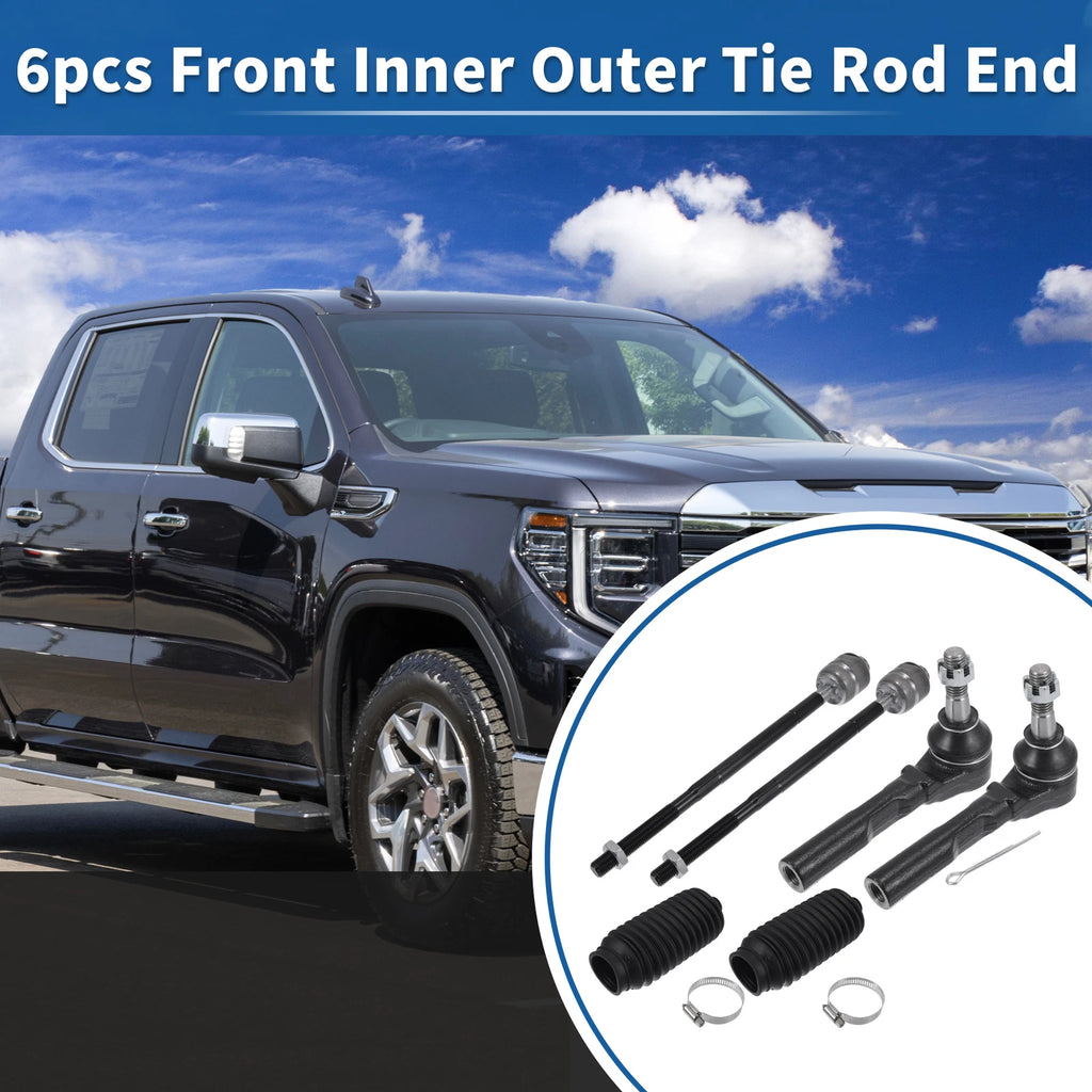 2X Front Outer Tie Rod End Links Kit for GMC Savana 1500 (2003–2014)