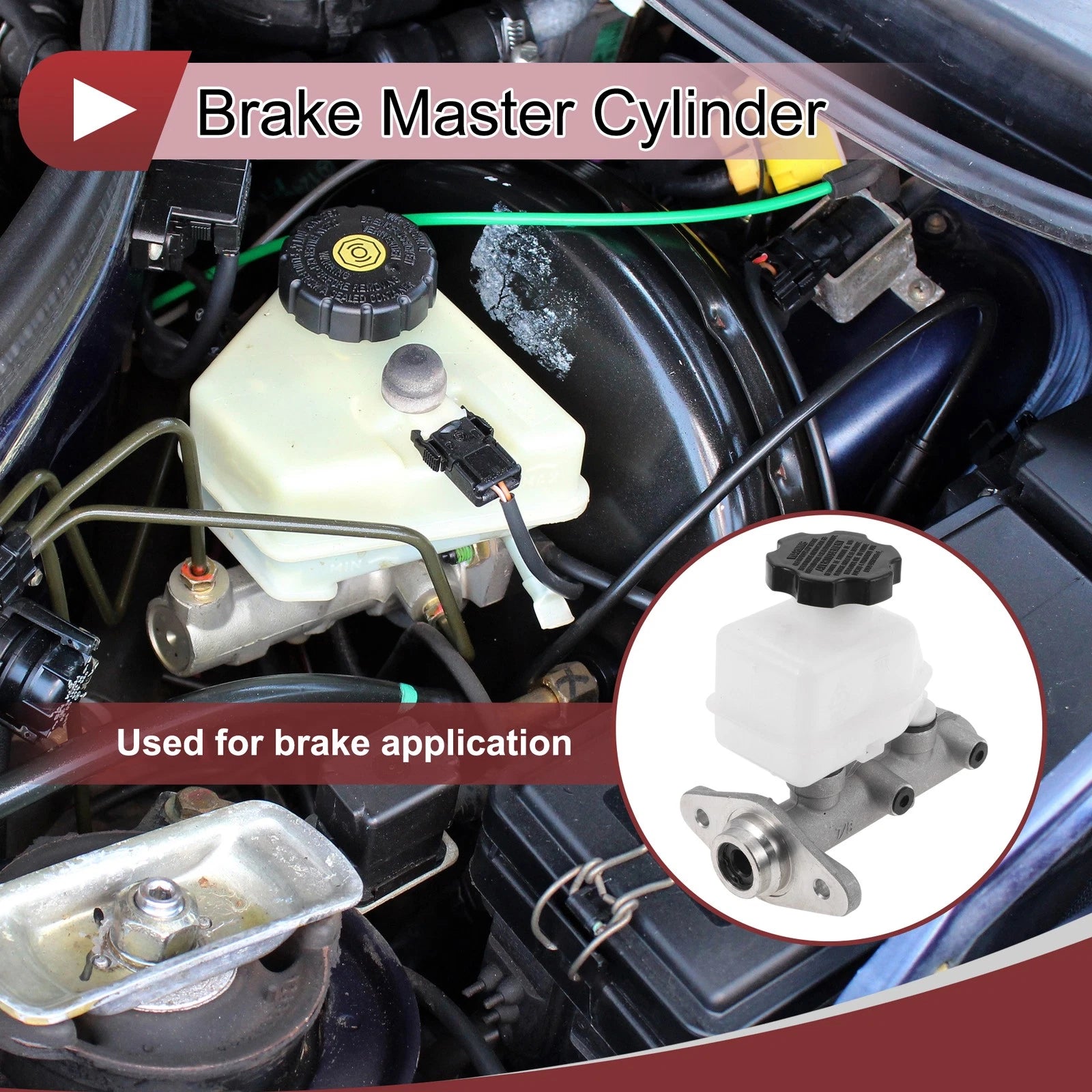Brake Master Cylinder With Reservoir Replacement for Hyundai Accent (2000–2004)