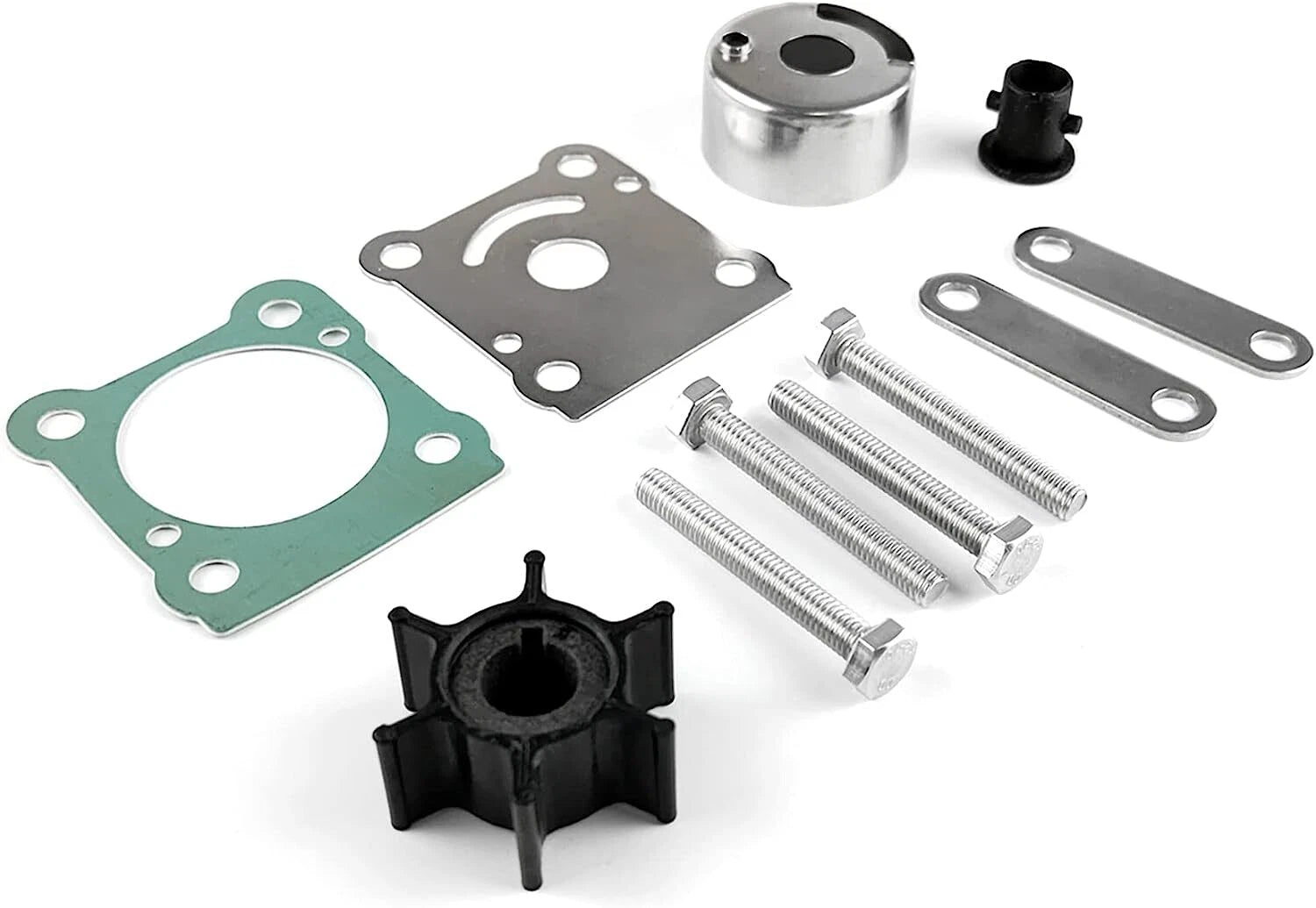 Water Pump Impeller Service Kit for Yamaha 2 Stroke 6 8 HP (6N0 6G1-W0078-00)