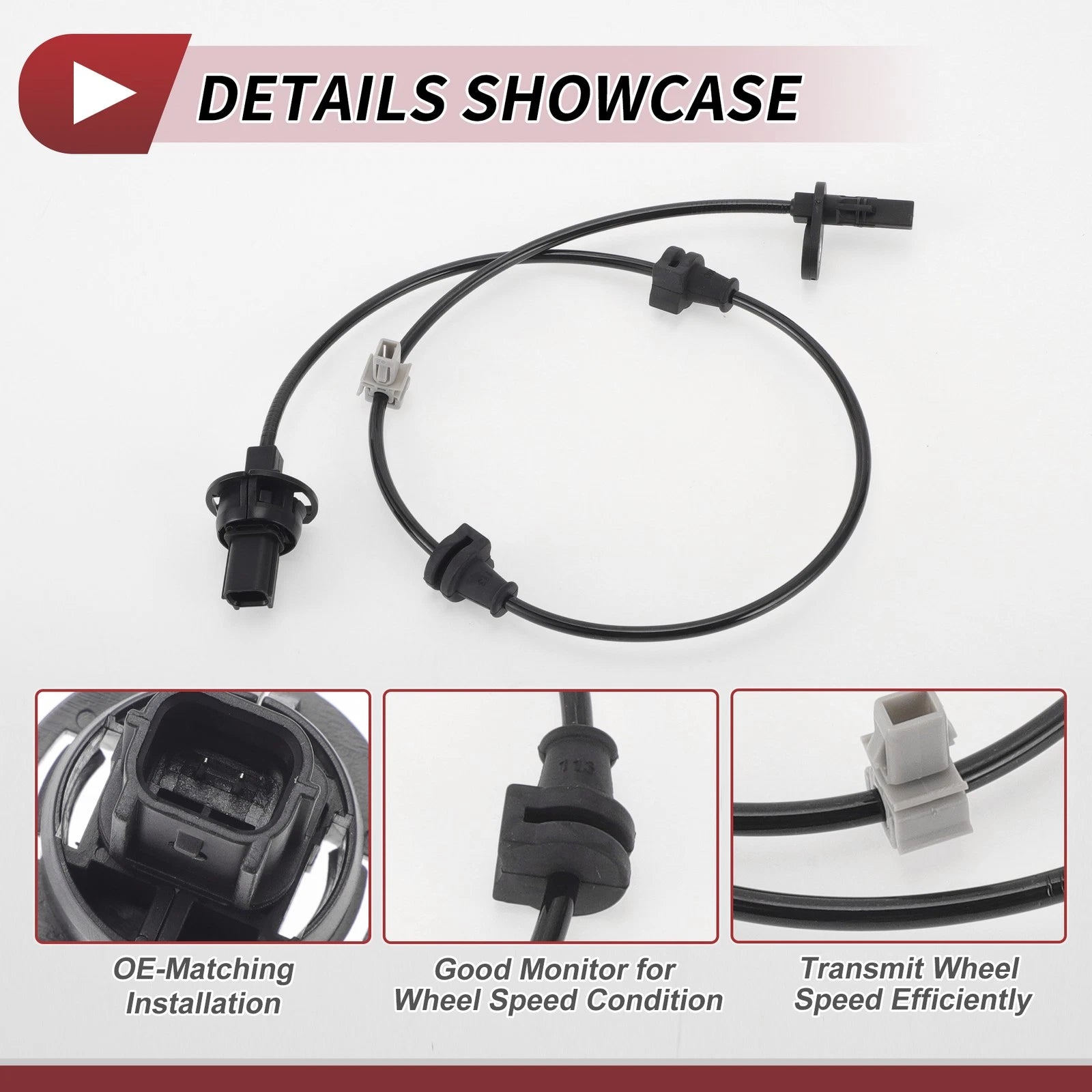 ABS Wheel Speed Sensor No. 57450TBTH01 for Honda Crider (2016–2021) Front Right
