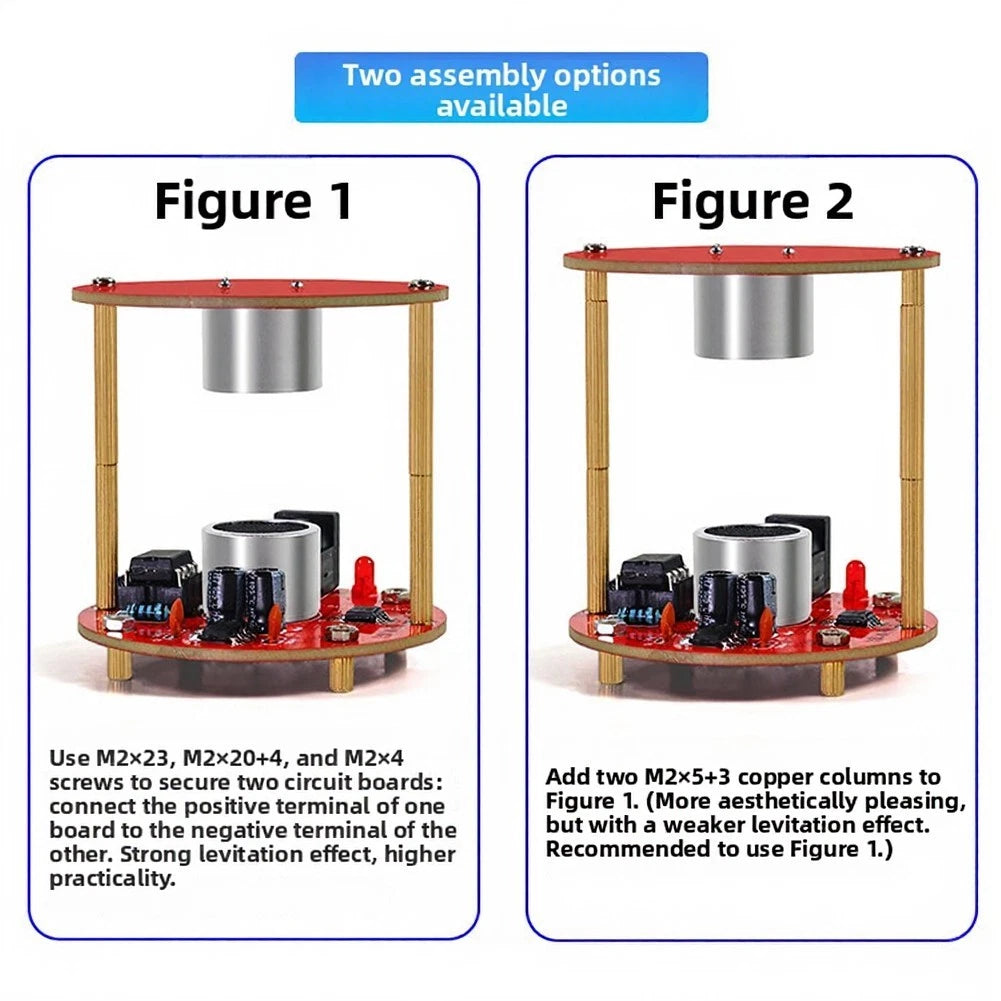 Acoustic Levitation Kit for Student Projects and Electronics Labs