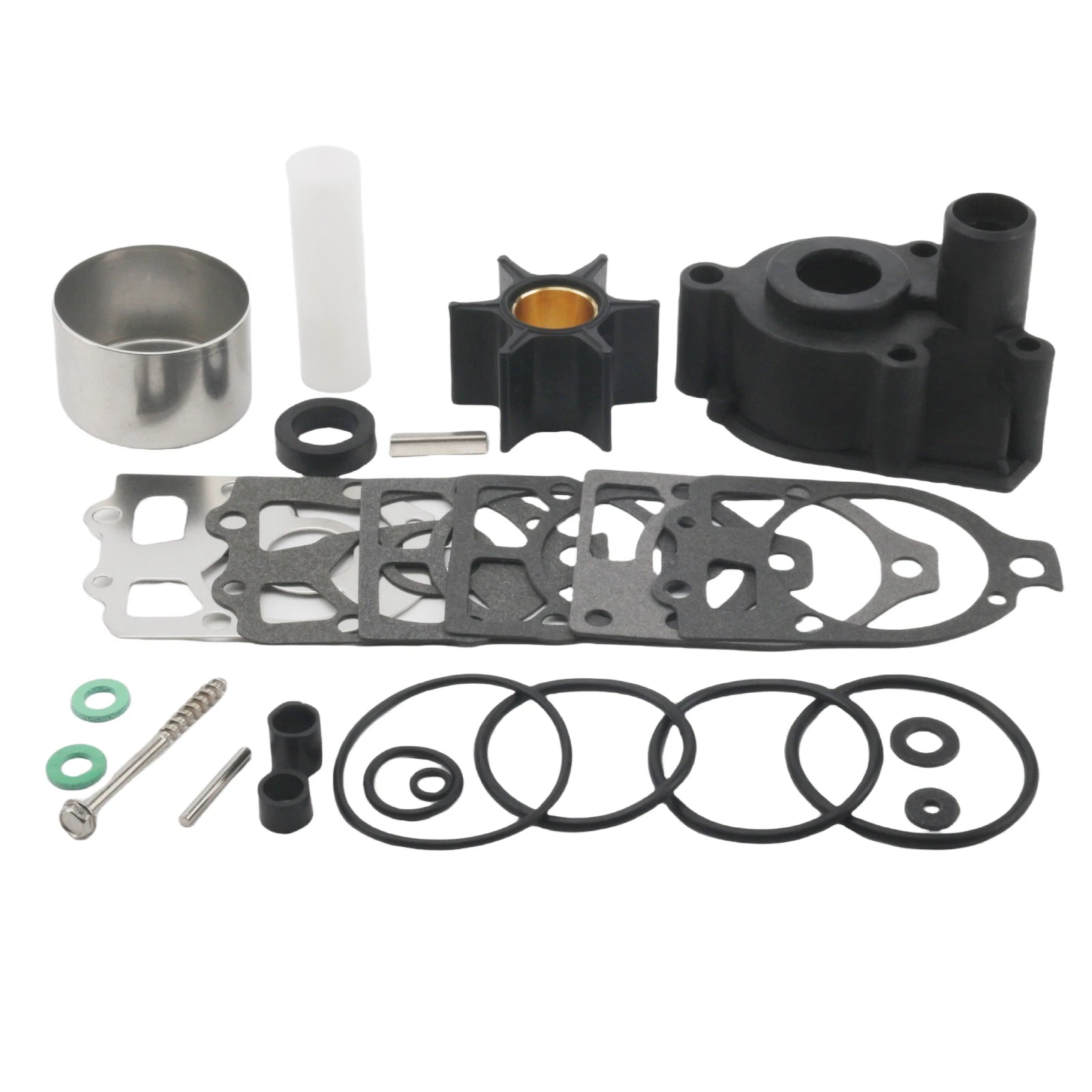 Water Pump Impeller Kit for Mercury V 150 175 200 225 HP Outboard (46-96148A8)