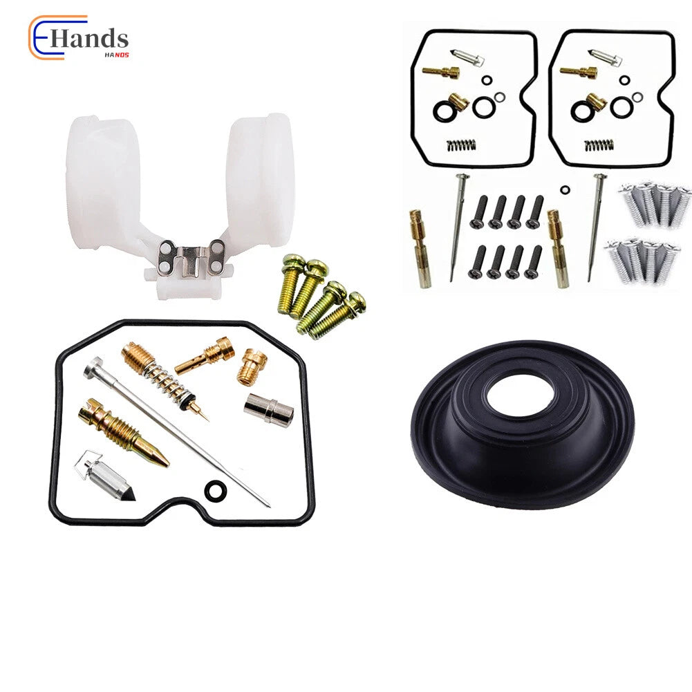 2X Carburetor Rebuild Repair Kit for Kawasaki ZZR250 EX250H (1990–2007)