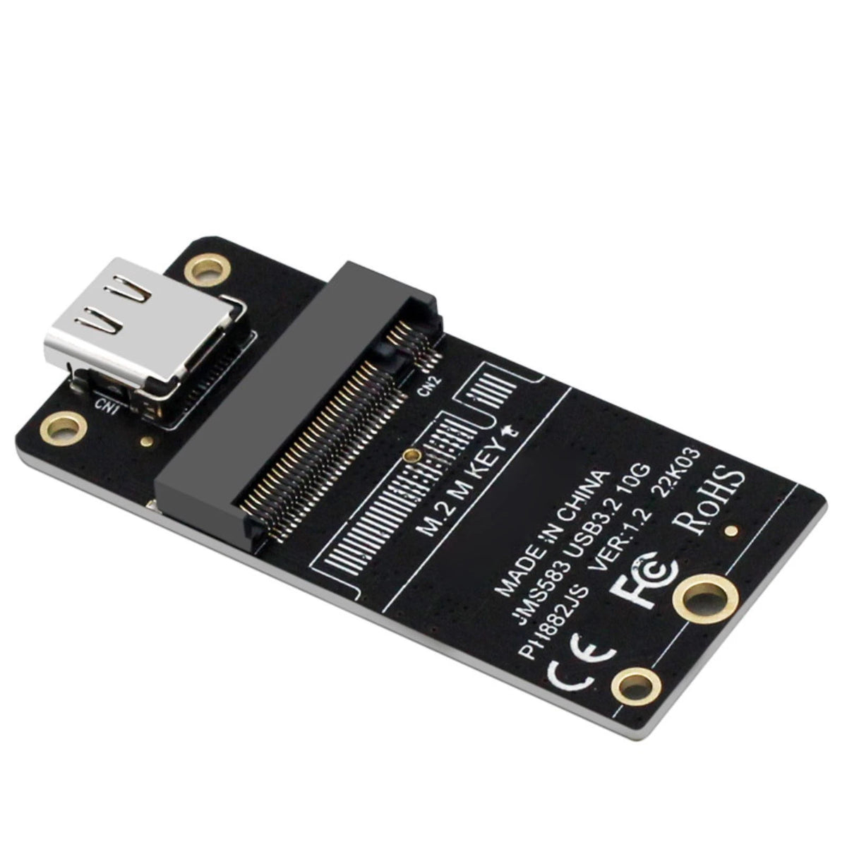 M.2 to Type-C 10Gbps HDD Enclosure Adapter for 2230 2242 2260 2280 SSD