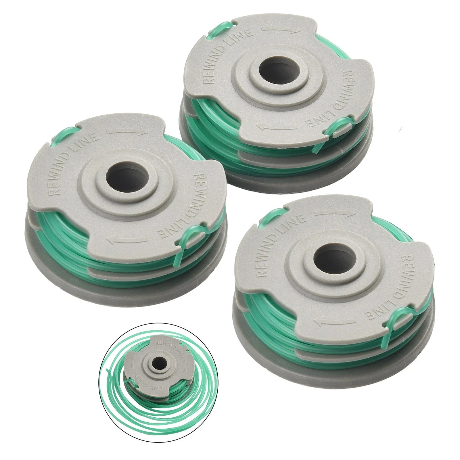 Spool & Line Replacement for Flymo Contour 500E 580E 650E