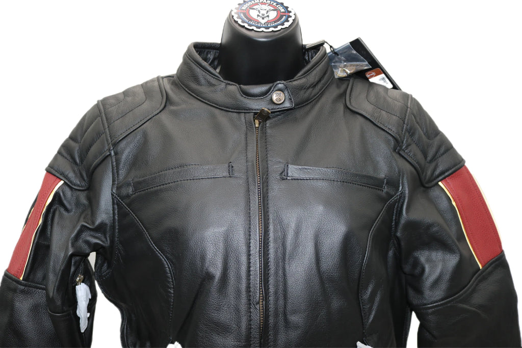 Nostalgia Triple Vent Leather Jacket for Harley-Davidson (NWT, Medium)