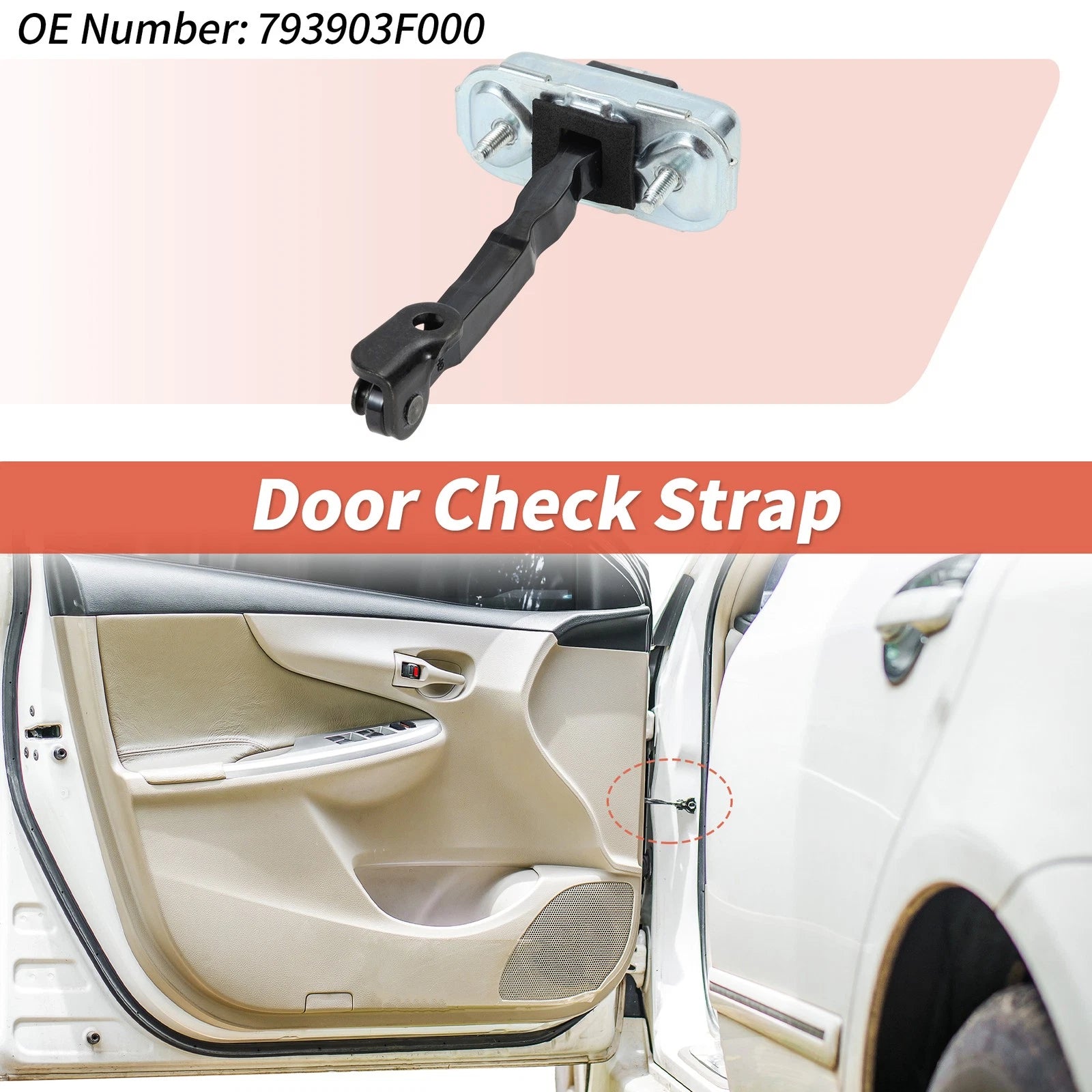 Front Right Door Check Strap No.793903F000 for Kia Amanti (2004–2009)