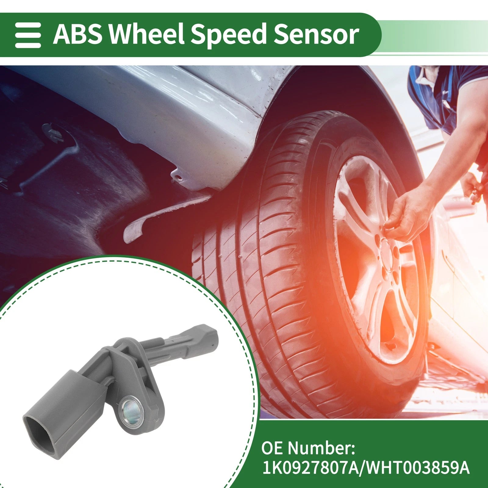 ABS Wheel Speed Sensor Front Left for Audi Q3 (2011–2018)