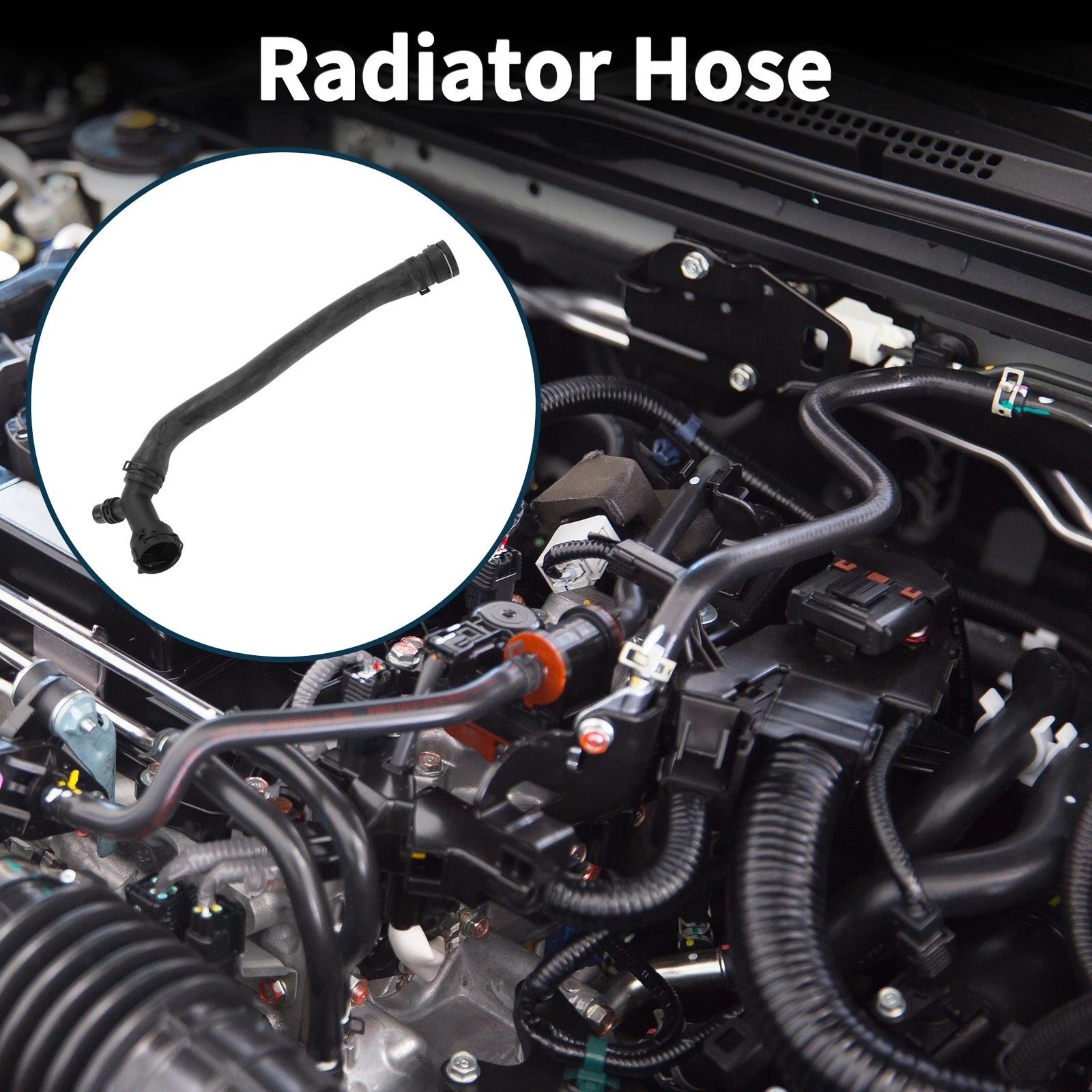 Radiator Hose Water Pipe Replacement for Audi Q5L (2018–2022) Rubber