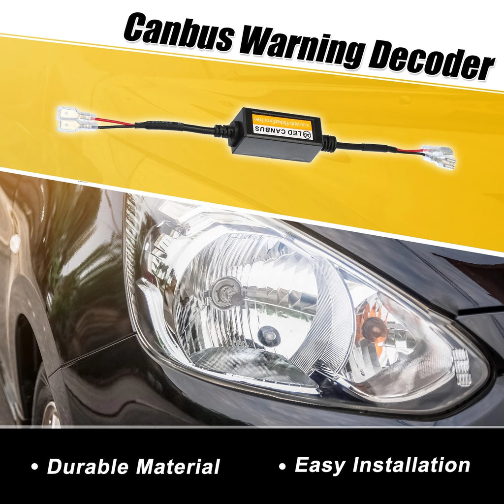 1 Pair H1 LED Headlight Canbus Decoder for