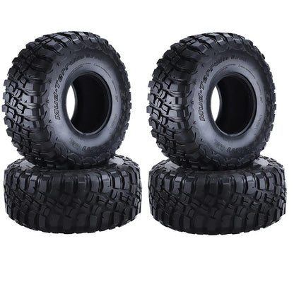2 Pair Tire Covers with Foam Insert for Axial SCX10 TRX4 D90 (1/10 RC)