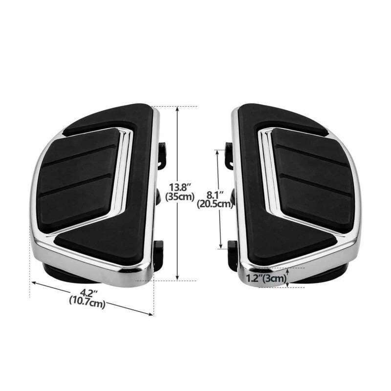 Chrome Driver Footboard Brake Pedal Shift Peg for Harley Electra Glide (1986–2022)