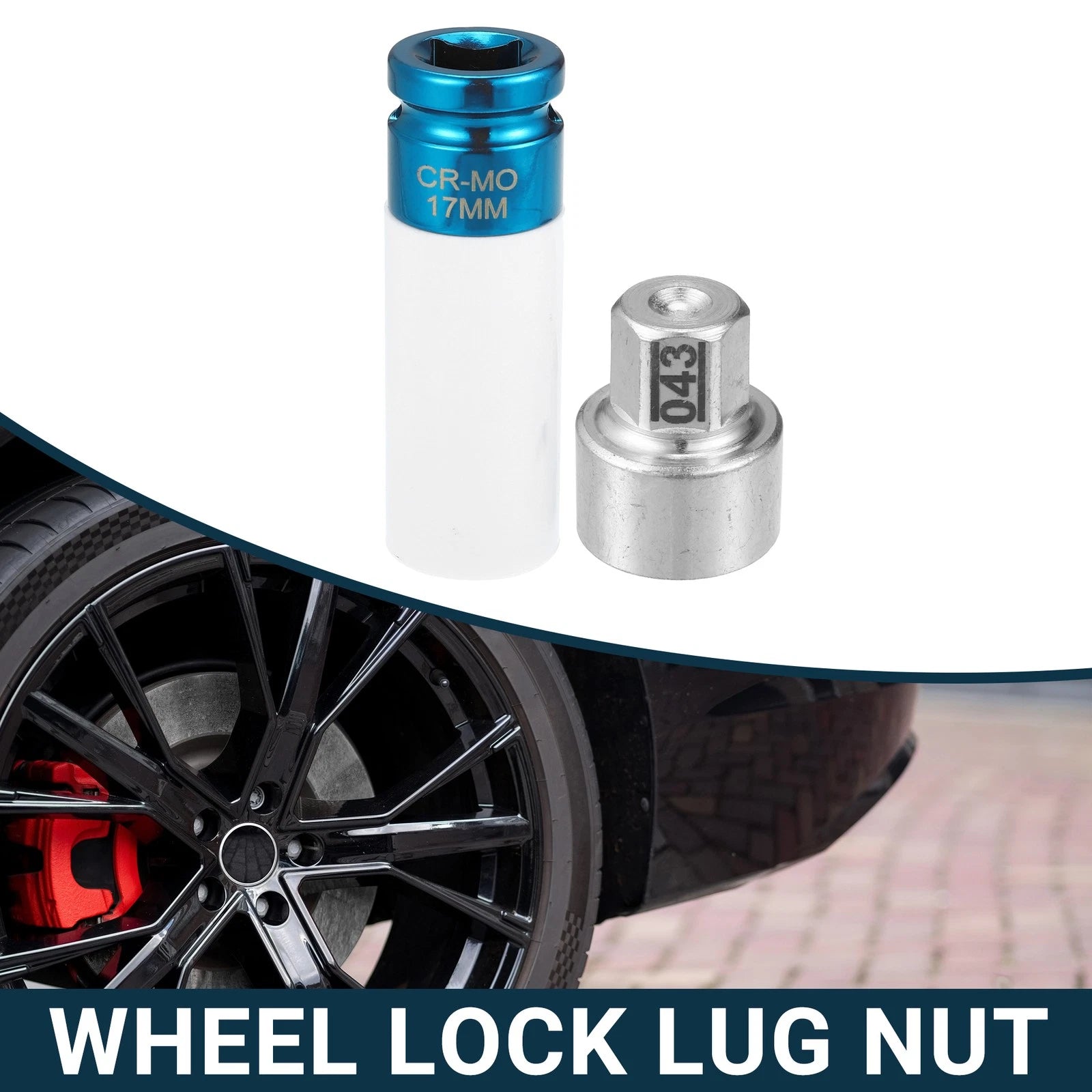 Wheel Lock Lug Nut Key for BMW Wheel Lock with Protector Nut Socket Set (1)