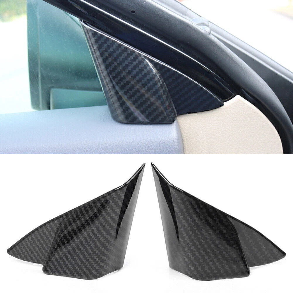 ABS Interior Front Triangle Frame Cover for Toyota Camry (2018) Carbon Fiber