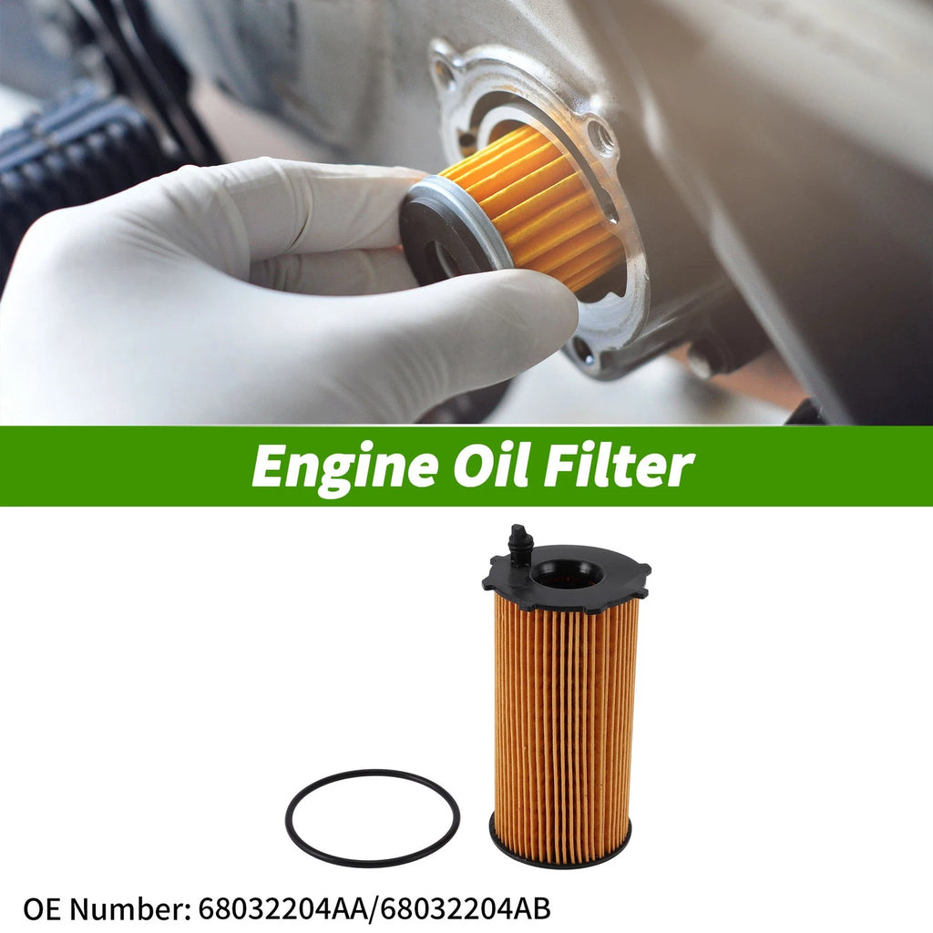 Engine Oil Filter No.68032204AA for Jeep Wrangler (2007–2018)