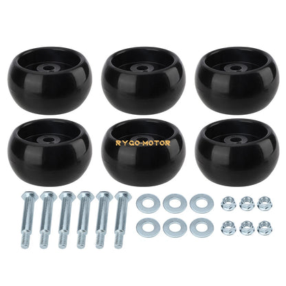 Set of 6 Deck Wheels for Ferris Simplicity Snapper (1714760, 210-043, 12060)