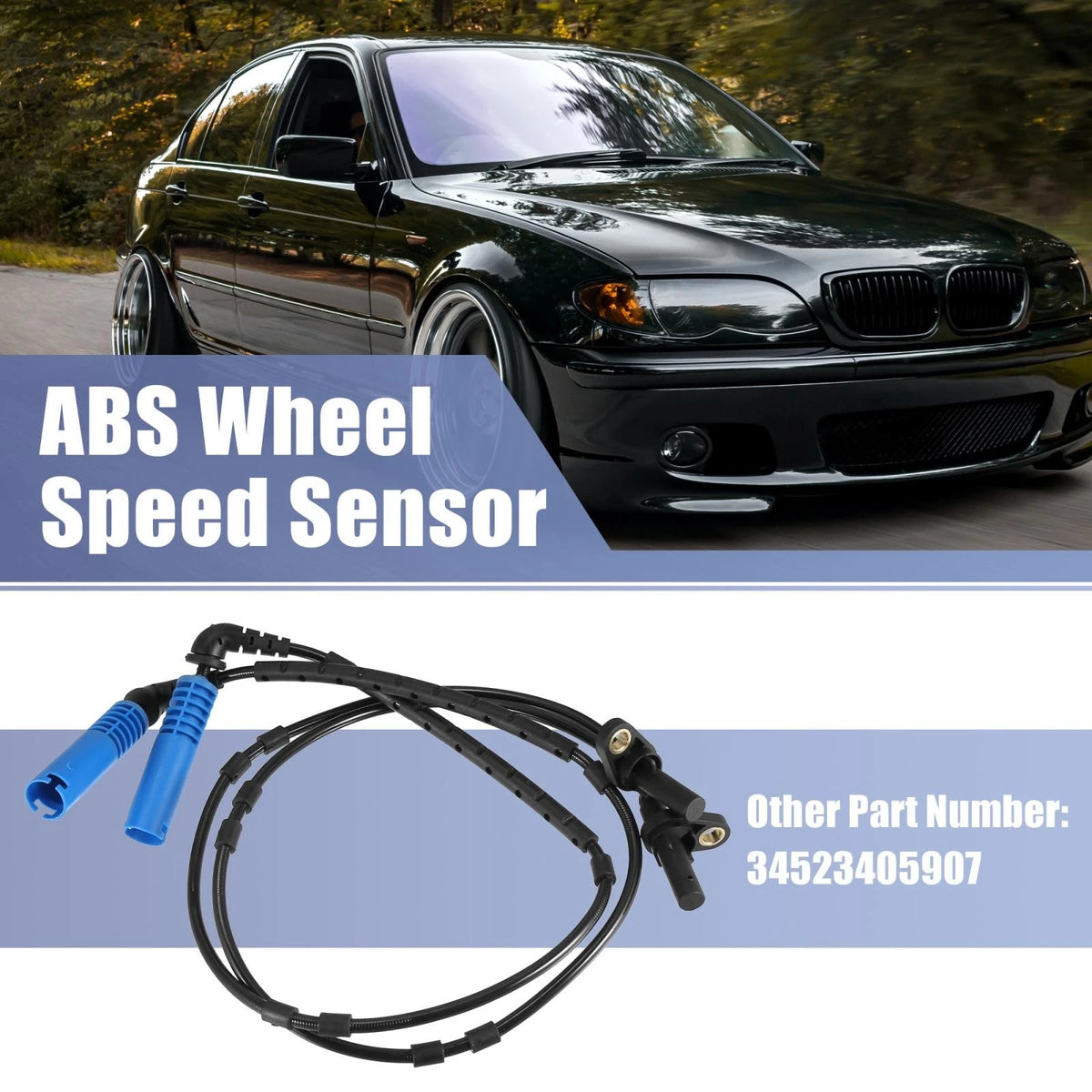ABS Wheel Speed Sensor Front or Rear Left and Right for BMW X3 (2004–2010)