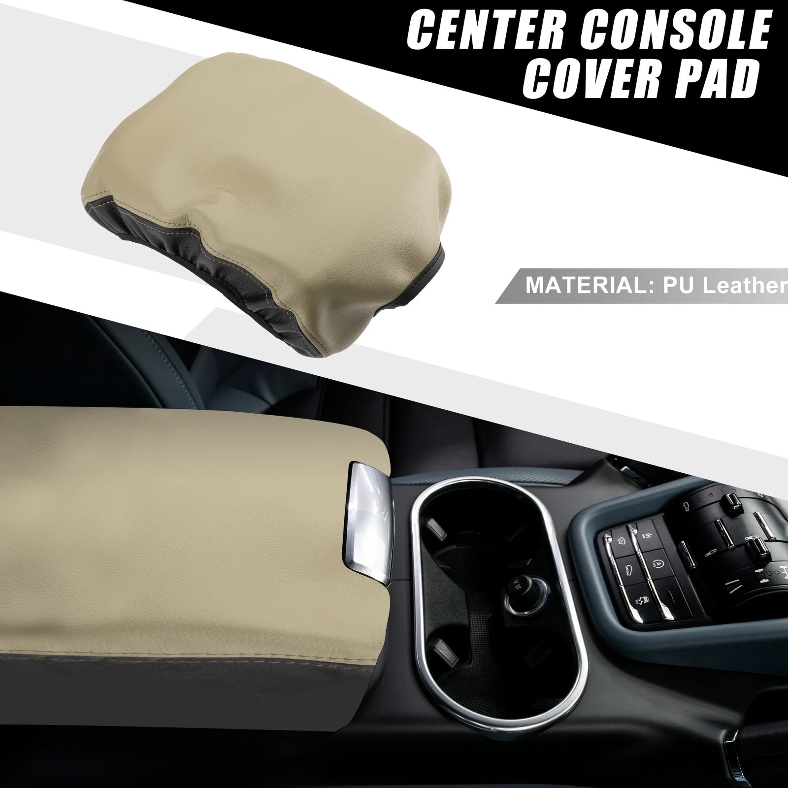 Car Center Console Armrest Seat Box Cover Replacement for Ford F150 (2009–2014)