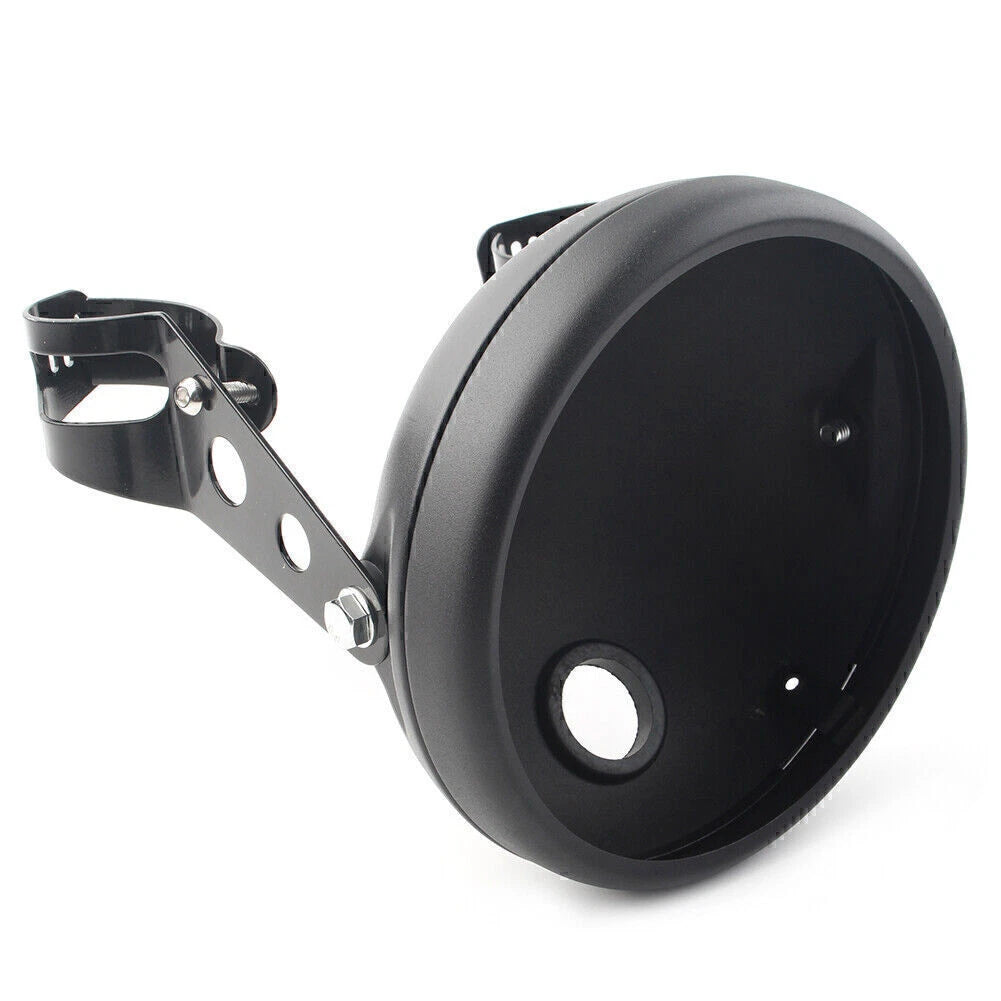 7-Inch LED Headlight Shell for Harley (Matte Black)