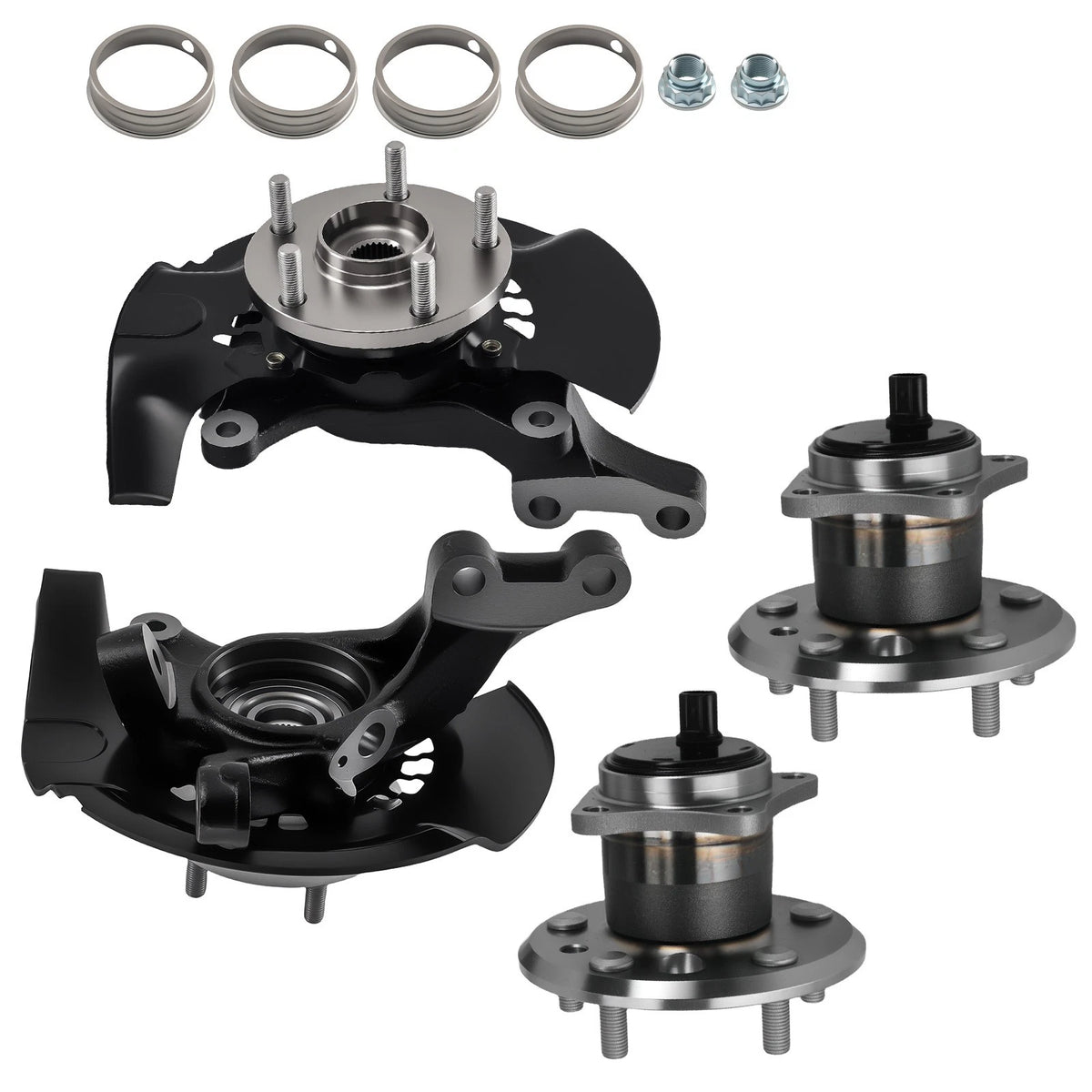 Front Loaded Knuckle + Rear Hub Bearing for Toyota Camry (2004–2006)