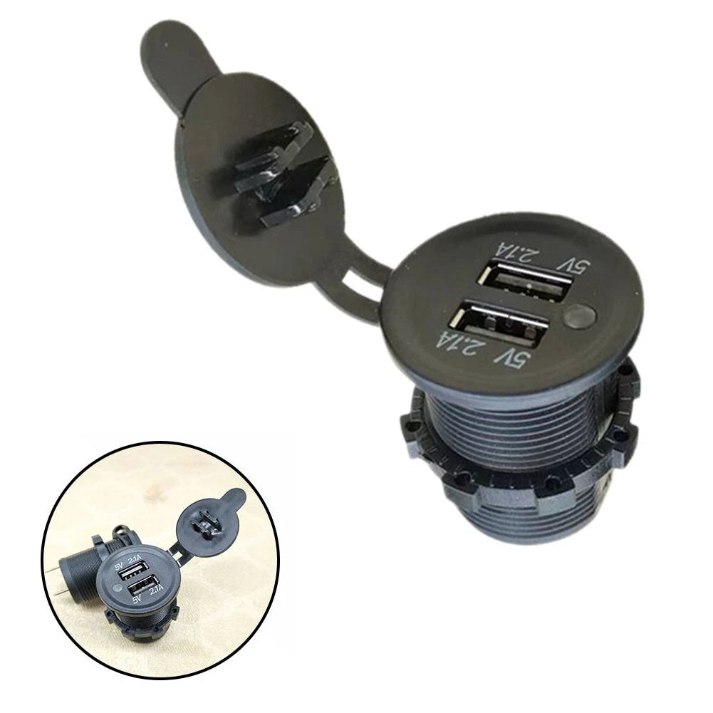 Dual USB Socket Module Charger for Campervan Caravan Motorhome (12V)