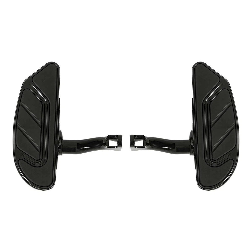 Black Passenger Floorboard Mount for Harley Electra Glide FLHT (1993–2025)