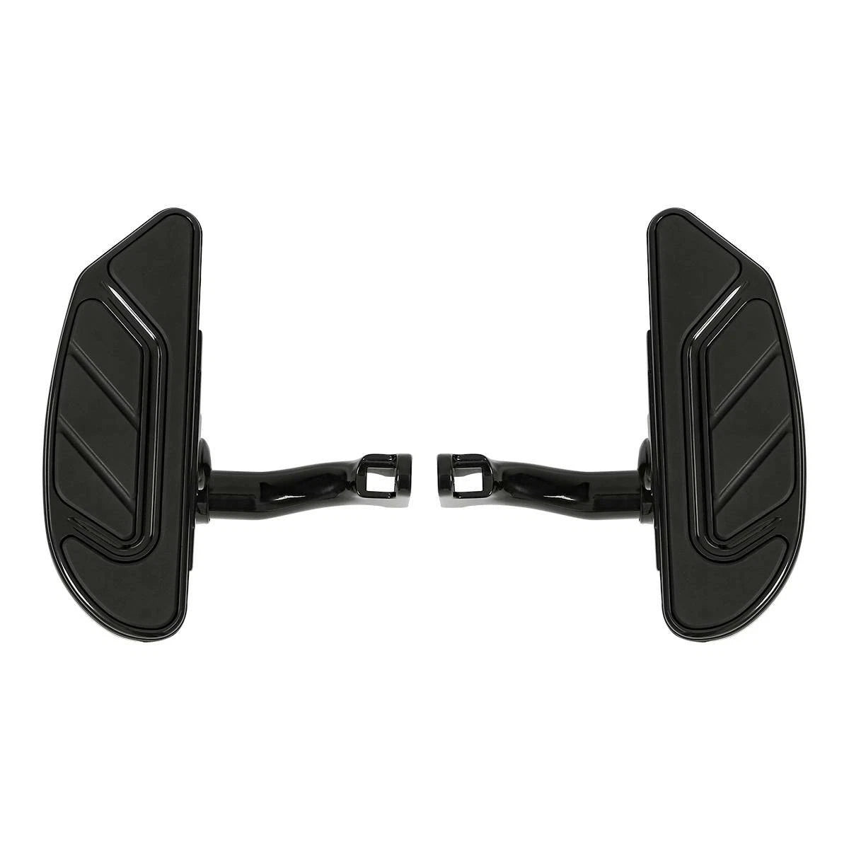 Black Passenger Floorboard Mount for Harley Electra Glide FLHT (1993–2025)
