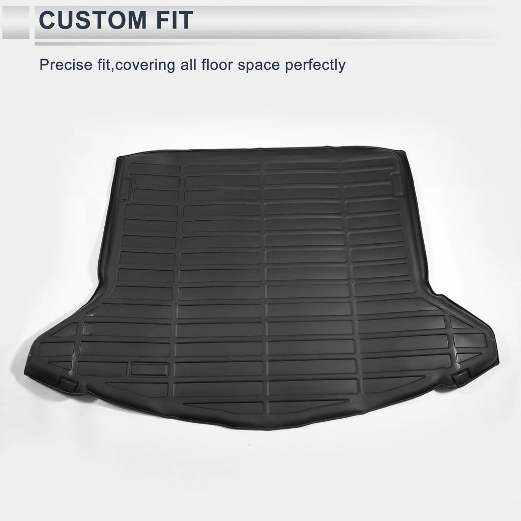 Cargo Liner Rear Trunk Mat for Mazda CX-5 (2022–2024) Long TPE Black Grid